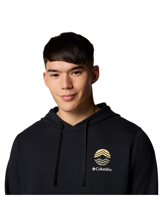 Columbia Columbia Bluza Trek Graphic Hoodie Czarny Regular Fit