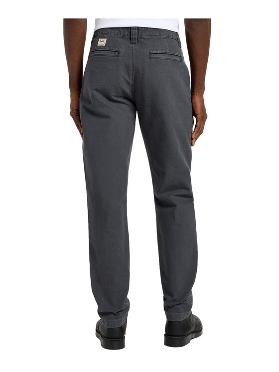 Lee Lee Chinosy 112355785 Szary Regular Fit