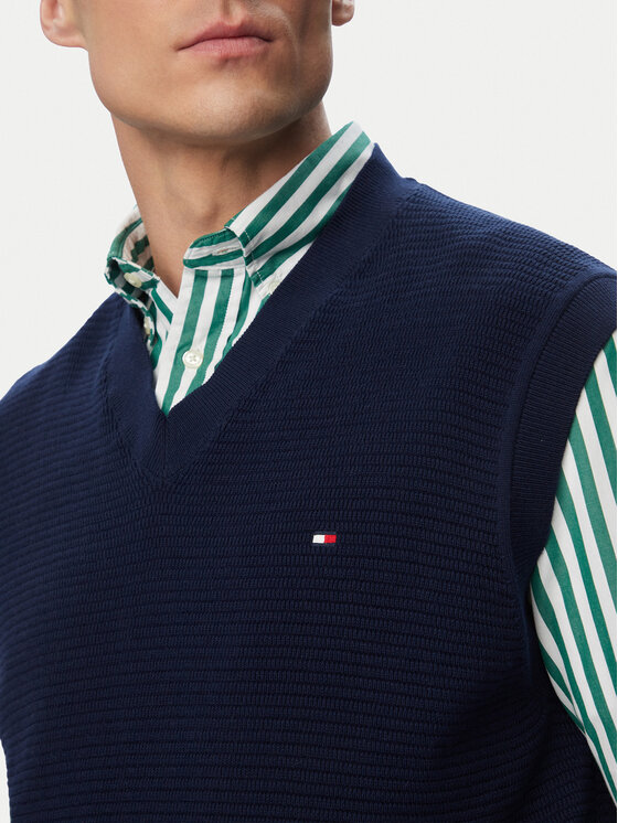 Tommy Hilfiger Tommy Hilfiger Πουλόβερ MW0MW43244 Σκούρο μπλε Regular Fit