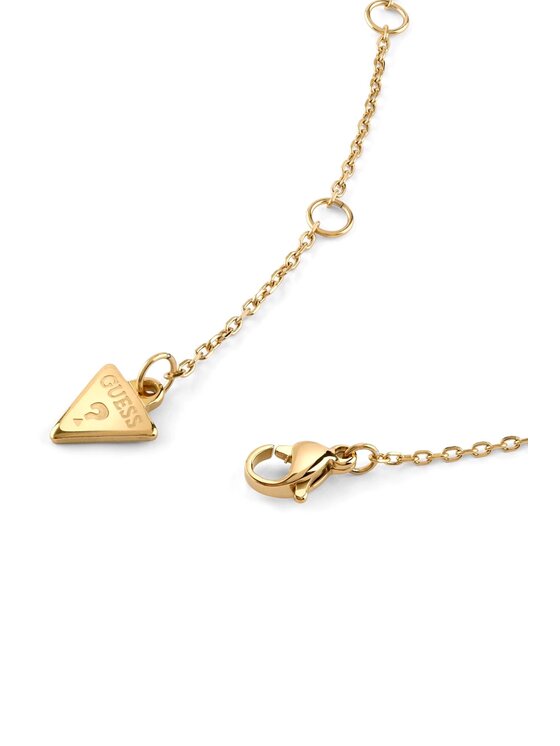 Guess Guess Naszyjnik JUBN06287JW-YG Złoty