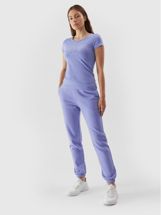 4F 4F T-shirt 4FAW23TTSHF0907 Viola Slim Fit