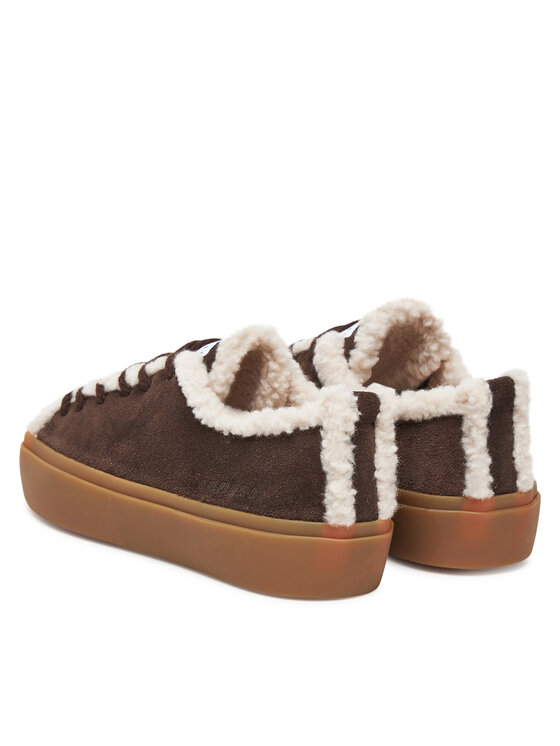 Inuikii Inuikii Superge Shearling Low 1001.001.0242 Rjava