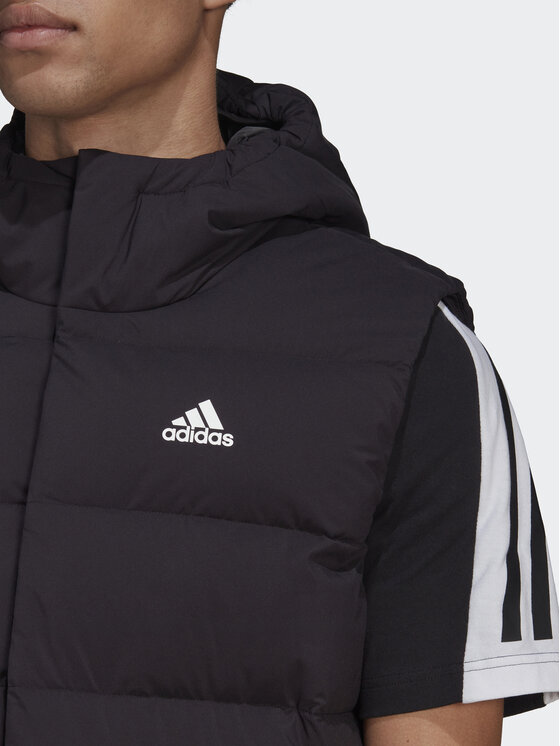 adidas adidas Γιλέκο Helionic Hooded Down Vest HG6277 Μαύρο Regular Fit