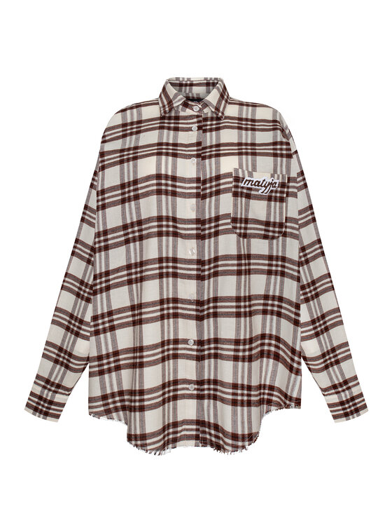 Magda Matyja Magda Matyja Koszula LOUISE SHIRT ECRU Beżowy Loose Fit