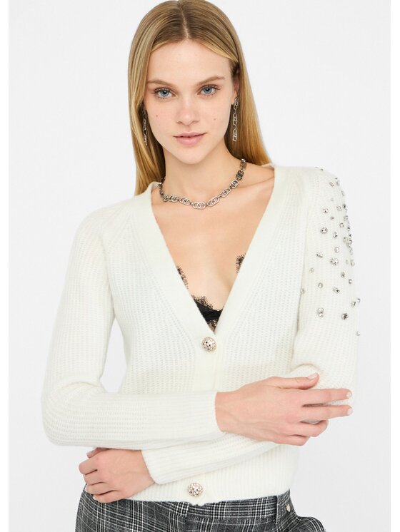 Liu Jo Liu Jo Cardigan CF5149MA74QX0256 Bianco Regular Fit