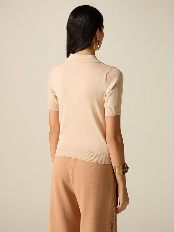 Oltre Oltre Maglione M519J005291N013 Crema Regular Fit