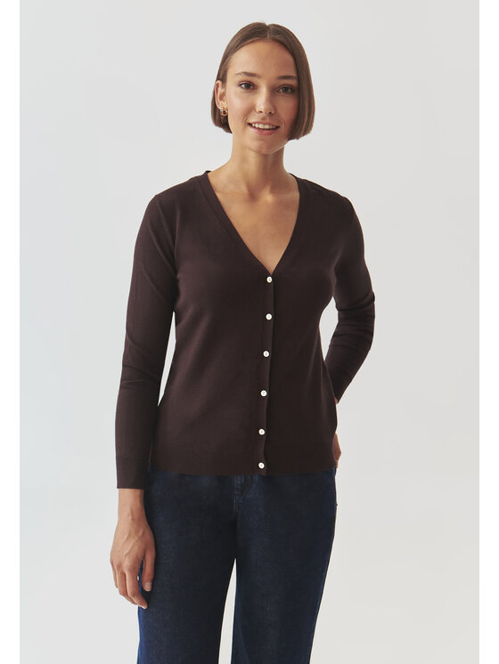 TATUUM TATUUM Sweter VERA Brązowy Classic Fit