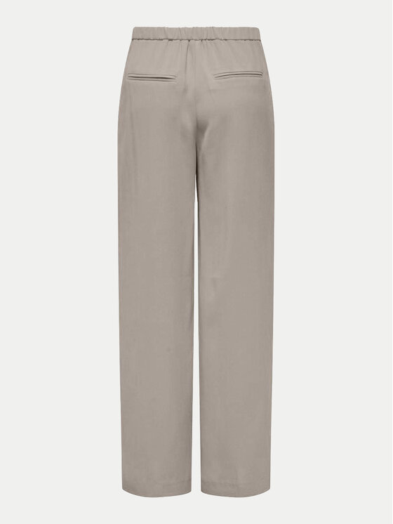 ONLY ONLY Kalhoty z materiálu Leila 15338347 Béžová Wide Leg