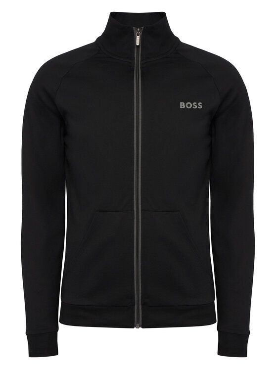 BOSS Bluza Authentic 50545564 Czarny Regular Fit