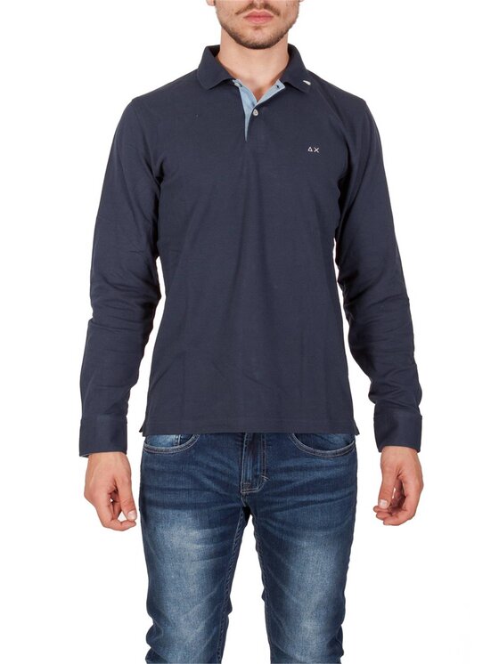 SUN68 SUN68 T-shirt q-dav-31560 Blu Regular Fit