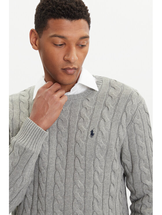 Polo Ralph Lauren Polo Ralph Lauren Пуловер 710775885013 Сив Regular Fit