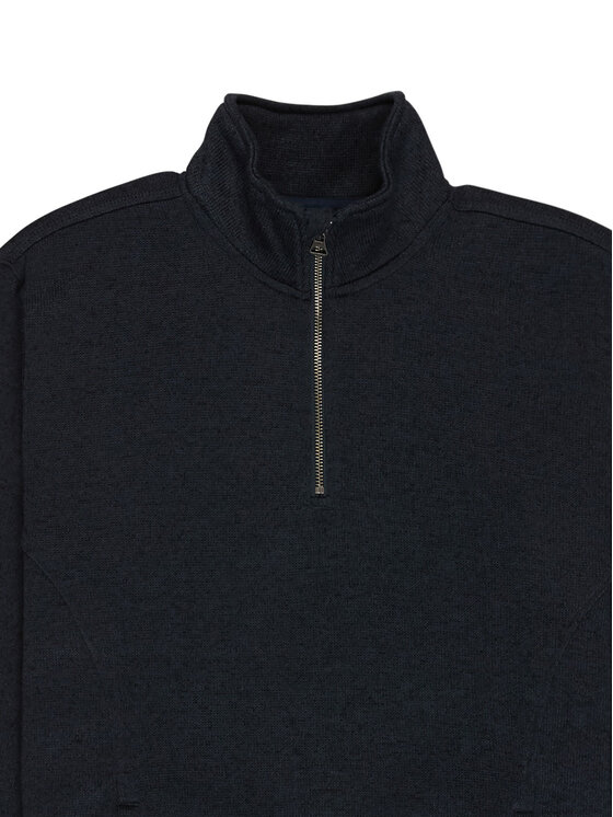 Quiksilver Quiksilver Fleecová mikina Keller 1/4 Zip EQYFT05114 Tmavomodrá Regular Fit