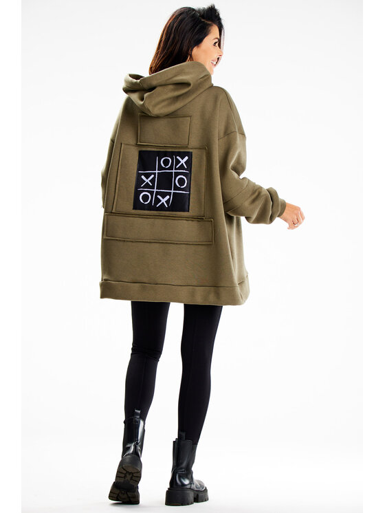 Infinite You Infinite You Bluza M332 Khaki Basic Fit