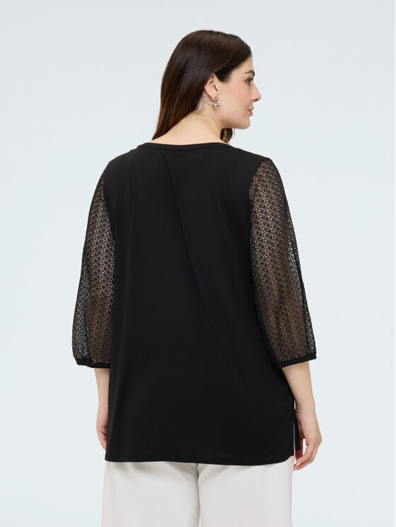 Fiorella Rubino Fiorella Rubino Blusa G0AUL009177N033 Nero Regular Fit