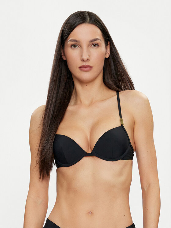 Calvin Klein Swimwear Bikini augšdaļa KW0KW02383 Melns