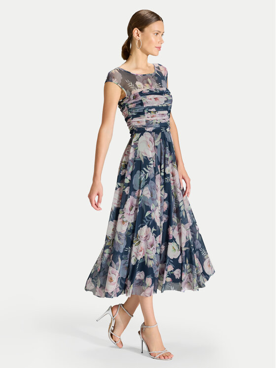 Swing Swing Kokteiļkleita 5AK11400 Tumši zils Regular Fit