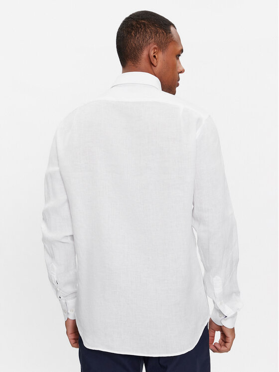 Paul&Shark Paul&Shark Πουκάμισο 24413080 Λευκό Slim Fit