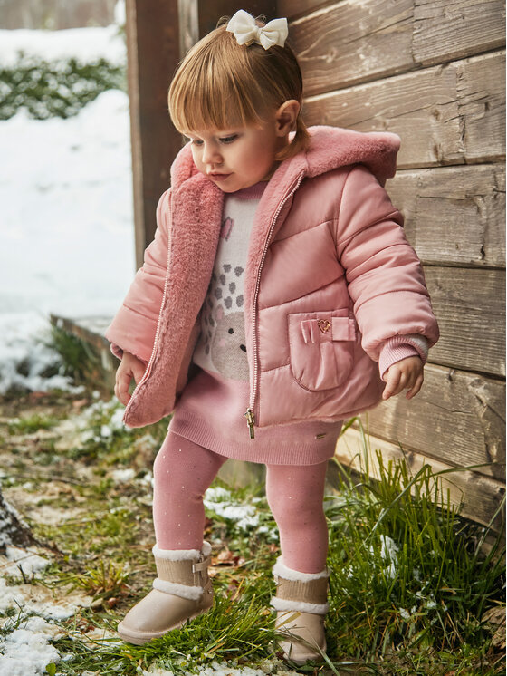 Mayoral Mayoral Žieminė striukė 2480 Rožinė Regular Fit