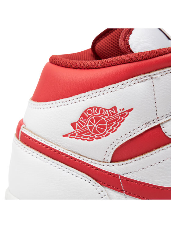 Nike Nike Sneakersy Air Jordan 1 Mid Se FJ3458 160 Biela