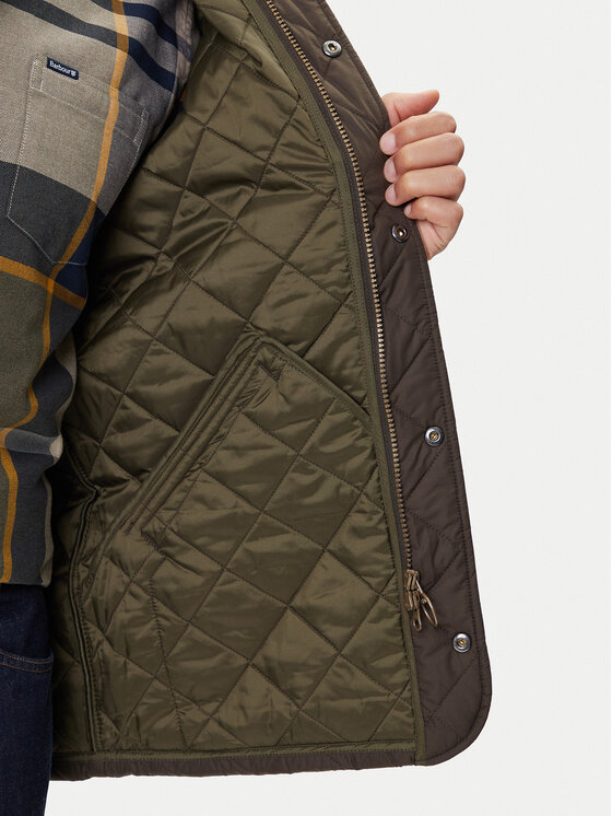Barbour Barbour Μπουφάν μεταβατικό Chelsea MQU0006OL51 Πράσινο Regular Fit