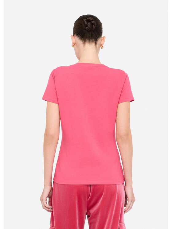 Liu Jo Liu Jo T-shirt TF5166JS003M9759 Rosso Regular Fit