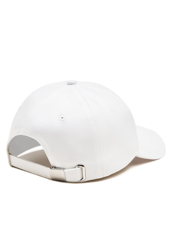 Calvin Klein Calvin Klein Kšiltovka Calvin Lettering Canvas Cap K60K612764 Bílá