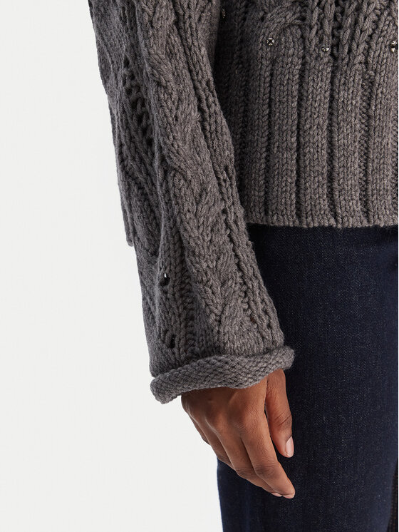 Liu Jo Liu Jo Гольф MF5451 MA37R Сірий Regular Fit