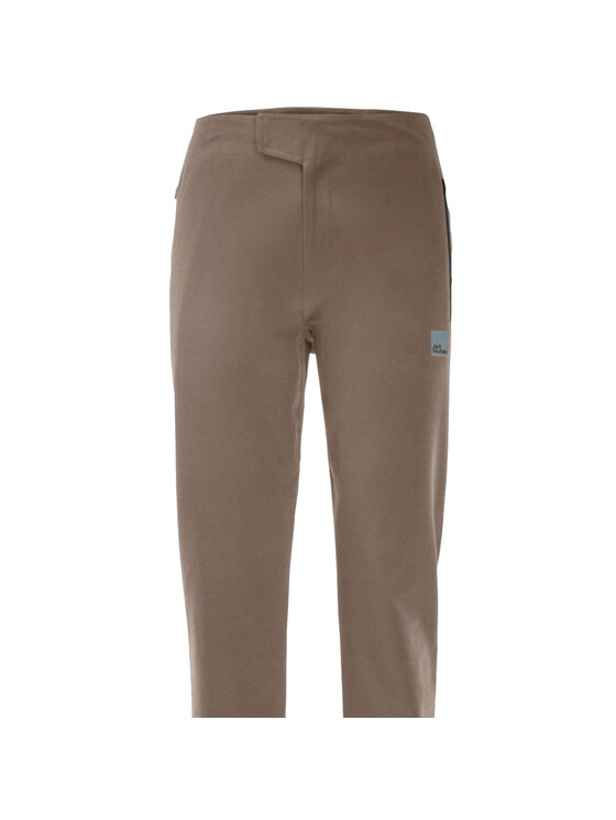 Jack Wolfskin Jack Wolfskin Spodnie dresowe Bike Commute Wi Pants M Beżowy Regular Fit