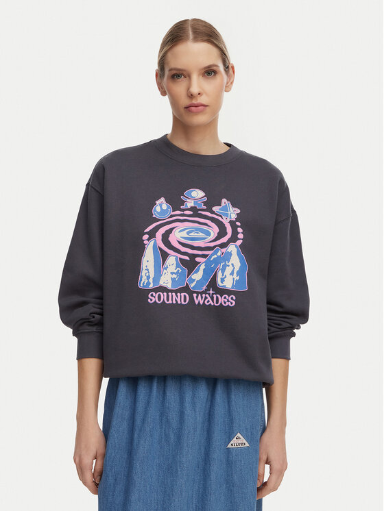 Quiksilver Quiksilver Світшот EQWFT03188 Сірий Oversize