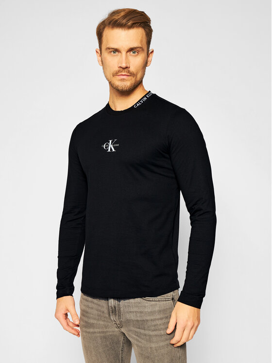 Calvin Klein Jeans Longsleeve J30J316812 Nero Regular Fit • Modivo.it