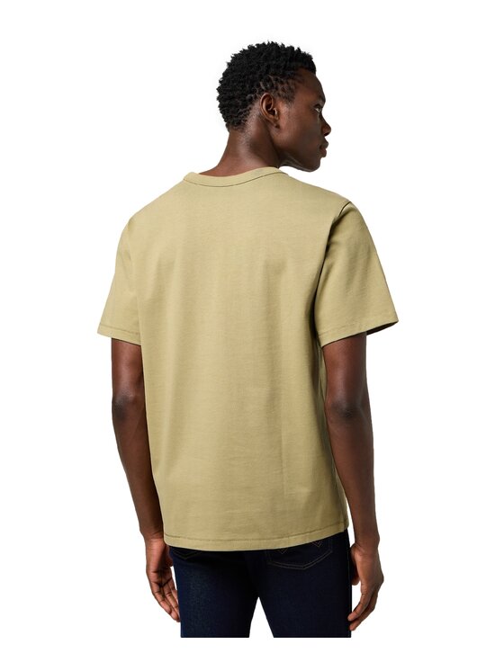 Wrangler Wrangler T-Shirt 112371504 Zielony Relaxed Fit
