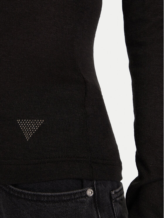 Guess Guess Гольф W4BP14 KCGM2 Чорний Slim Fit