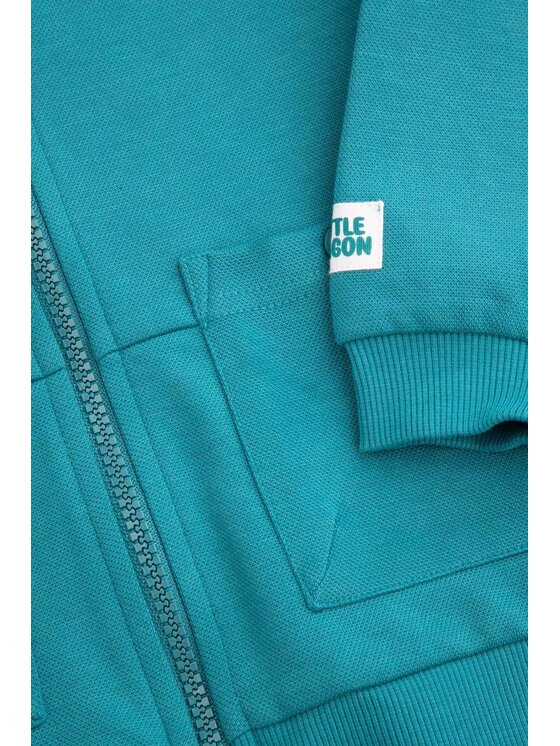 Coccodrillo Coccodrillo Mikina WC5132201DBN-013 Tyrkysová Regular Fit
