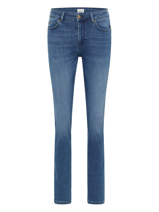 Mustang Mustang Jeansy Crosby 1013592 Tmavomodrá Slim Fit