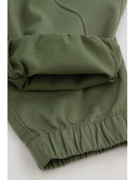 Coccodrillo Coccodrillo Kalhoty z materiálu ZC5119101SBJ-027 Khaki Regular Fit