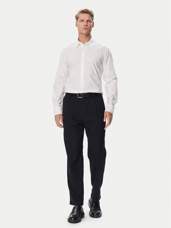BOSS BOSS Košulja Relegant 6 M 50569606 Bijela Regular Fit