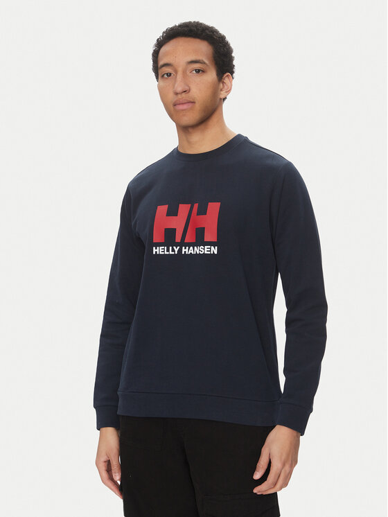 Helly Hansen Helly Hansen Bluză Logo Crew 30395 Bleumarin Regular Fit