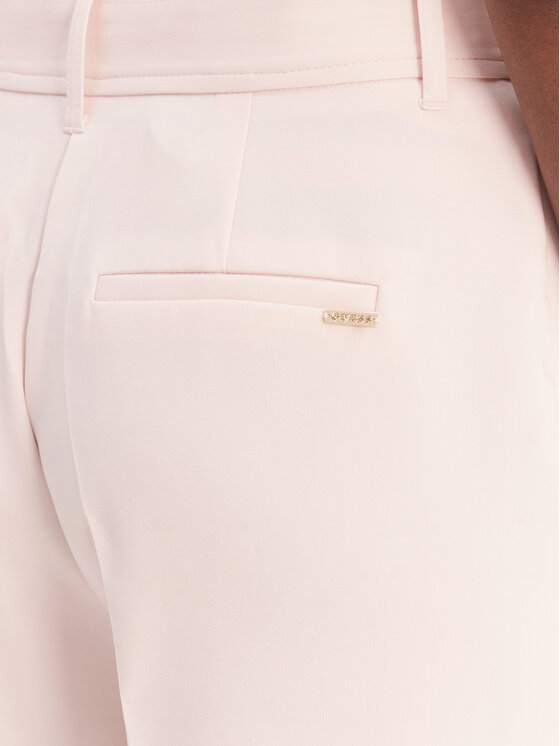 Guess Guess Παντελόνι υφασμάτινο W6RB02 WH9Y2 Ροζ Regular Fit
