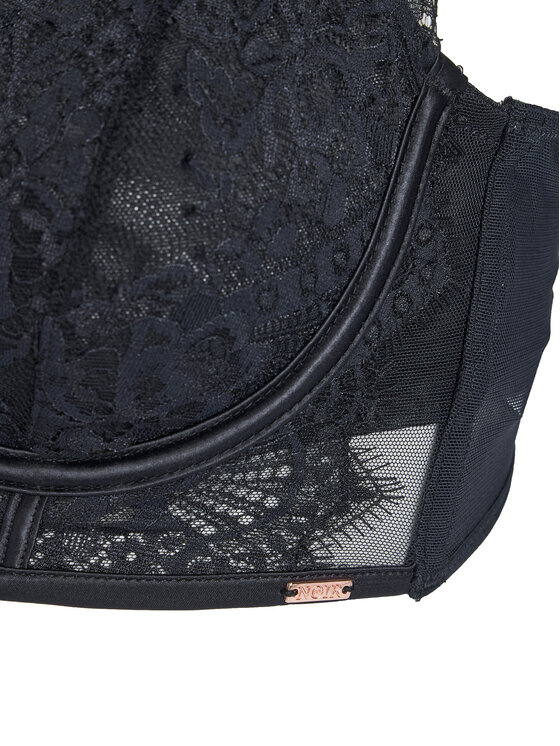 Hunkemöller Hunkemöller Podprsenka s kosticemi Zoe Up LL Černá