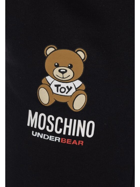MOSCHINO MOSCHINO Teplákové kalhoty V1A6886 4409 0555 Černá Regular Fit