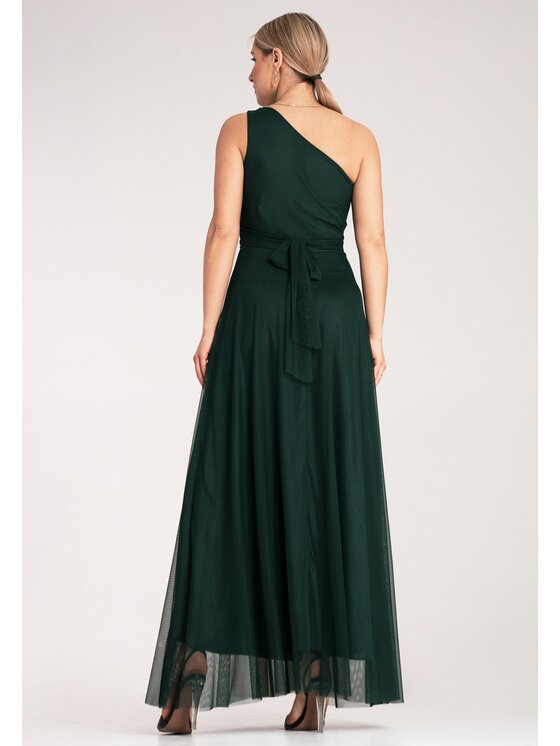 FIGL FIGL Abito da sera M1172 Verde Flared Fit