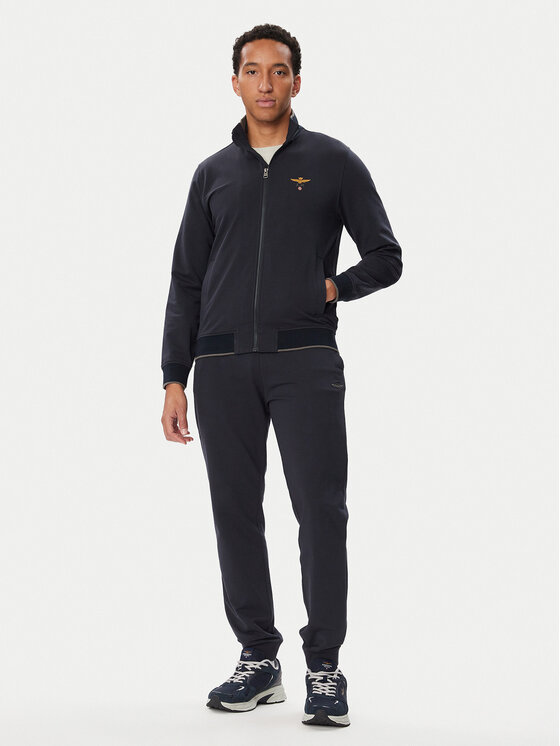 Aeronautica Militare Aeronautica Militare Mikina 262FE1956UF00459 Tmavomodrá Regular Fit