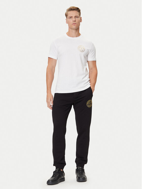 Versace Jeans Couture Versace Jeans Couture Долнище анцуг 79GAAT00 CF01T Черен Regular Fit
