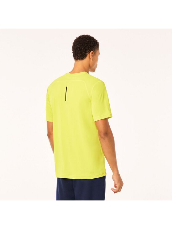 Oakley Oakley T-Shirt FOA400445 Żółty Regular Fit