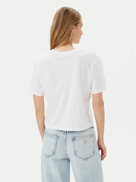Guess Guess T-krekls V5GI09 K9RM1 Balts Regular Fit