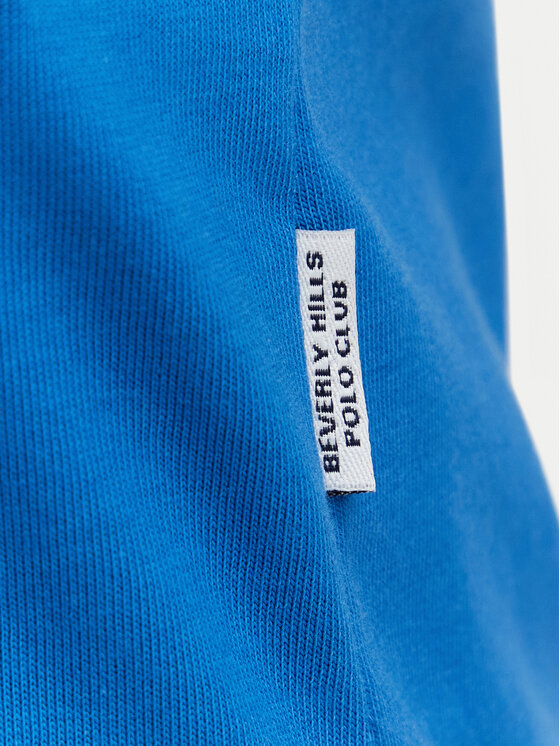 Beverly Hills Polo Club Beverly Hills Polo Club Marškinėliai P-SS26W-TS516518 Mėlyna Regular Fit