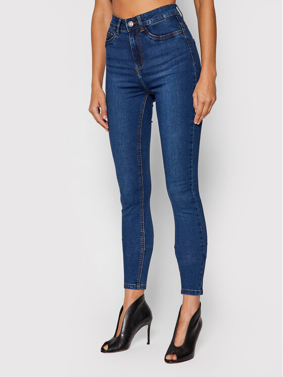 Noisy May Noisy May Jeans Callie 27007979 Dunkelblau Skinny Fit