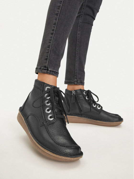 Clarks Stivaletti Funny Cedar 261738844 Nero Modivo