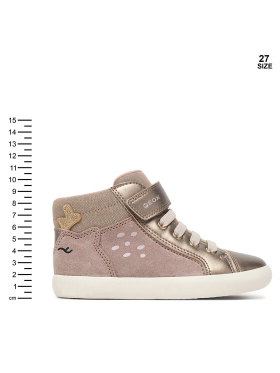 Geox Geox Sneakersy B Gisli Girl B661MA 022NF C5005 S Beżowy ciemny