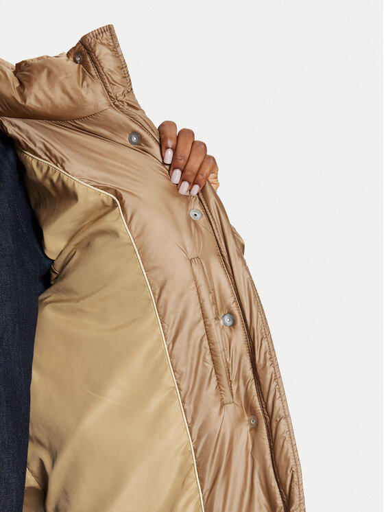 BOSS BOSS Зимно яке Pollimina 50518483 Бежов Regular Fit